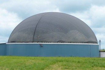 Schutznetz für Biogasanlagen nach Maß